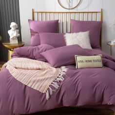 Комплект постельного белья VIVA-HOME TEXTILE 2 спальный, сатин хлопок