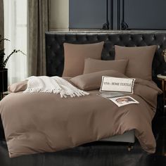 Комплект постельного белья VIVA-HOME TEXTILE 1,5 спальный, сатин хлопок