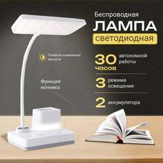 Настольная светодиодная LED лампа-ночник с режимами теплого и холодного света No Brand