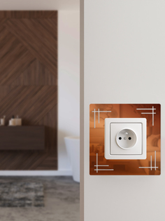 Рамка под выключатель Ваша Светлость 5 бронза