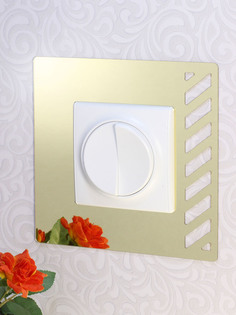 Рамка под выключатель Ваша Светлость 4 золото