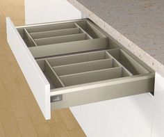 Лоток для столовых приборов HETTICH OrgaTray 600 для ящиков ArciTech, NL500 мм, KB450 мм