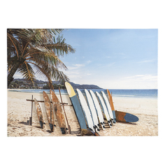 Панно декоративное Bergenson Bjorn Surf Beach 3D, 70х50 см
