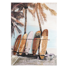 Панно декоративное Bergenson Bjorn Surf Board 3D, 50х70 см