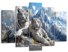 Модульная картина Модуль В Дом Тигры 80x140 см MK50347