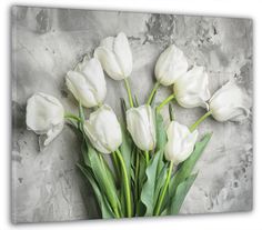 Модульная картина Модуль В дом Белые тюльпаны 50х70 см MK10094_G