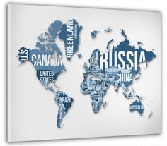 Модульная картина Модуль В дом Карта мира 30x40 см MK10220_K