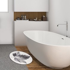 Коврик для ванной Этель Natural print 57х572см см, 100% п/э, велюр