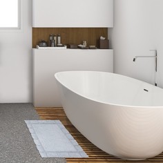 Коврик для ванной Этель Classic 50х80 см цв. серый, 70%хл, 30% п/э, 1600 г/м2