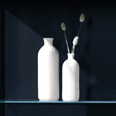 Декоративные вазы Хит-декор White, 2 штуки 09358