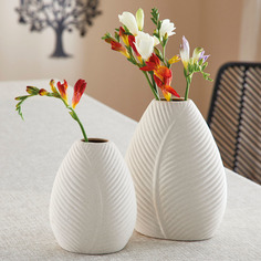 Декоративные вазы Хит-декор Листья, 2 штуки 09378