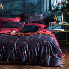 Постельное белье VIVA-HOME TEXTILE сатин комплект ЕВРО, 4 наволочки