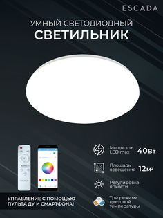 Потолочная светодиодная люстра Escada с пультом