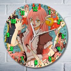 Настенные часы Бруталити Chainsaw Man - 9034