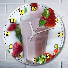 Настенные часы Бруталити Еда Коктеиль - 9150