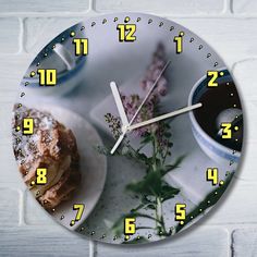 Настенные часы Бруталити Еда Чашки - 9156