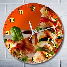 Настенные часы Бруталити Еда Шашлык - 9157
