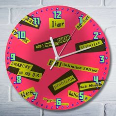 Настенные часы Бруталити Музыка Sex Pistols - 9000
