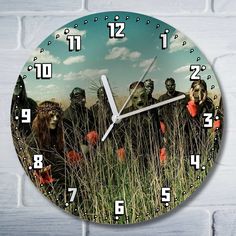 Настенные часы Бруталити Музыка Slipknot - 9017