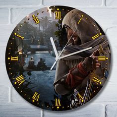Настенные часы Бруталити Assassins creed mirage - 9040
