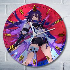 Настенные часы Бруталити Honkai star rail - 9048