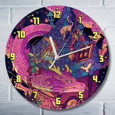 Настенные часы Бруталити Иллюстрация Дракон - 9123