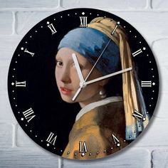 Настенные часы Бруталити Картина Девушка с жемчужной сережкой - 9177