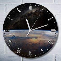 Настенные часы Бруталити Космос земля - 9127