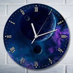 Настенные часы Бруталити Космос земля - 9128