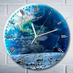 Настенные часы Бруталити Космос земля - 9129