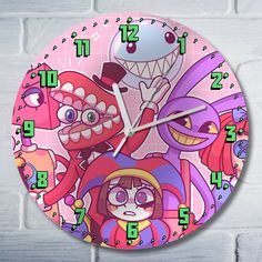 Настенные часы Бруталити МультThe Amazing Digital Circus - 9077