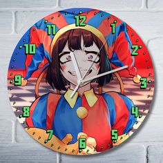 Настенные часы Бруталити МультThe Amazing Digital Circus - 9078