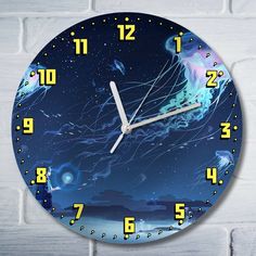 Настенные часы Бруталити Облака Медуза - 9119