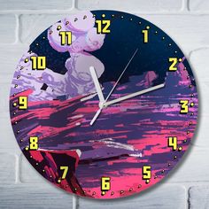 Настенные часы Бруталити Облака небо - 9111png