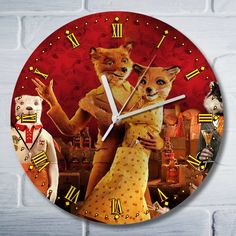 Настенные часы Бруталити Фантастический мистер фокс - 9029