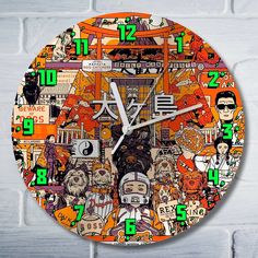 Настенные часы Бруталити остров собак - 9028