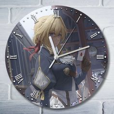 Настенные часы Бруталити Вайолет Эвергарден - 10125