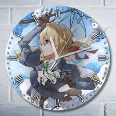 Настенные часы Бруталити Вайолет Эвергарден - 10135