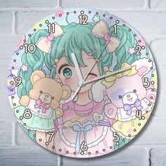 Настенные часы Бруталити мику хацунэ - 10072