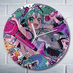 Настенные часы Бруталити мику хацунэ - 10310