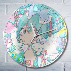 Настенные часы Бруталити мику хацунэ - 10312