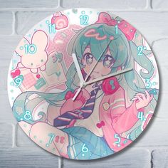 Настенные часы Бруталити мику хацунэ - 10314