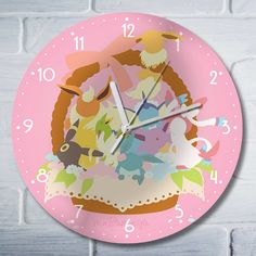 Настенные часы Бруталити покемон - 10367