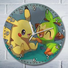Настенные часы Бруталити покемон - 10373