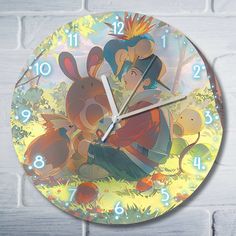 Настенные часы Бруталити покемон - 10376