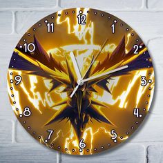 Настенные часы Бруталити покемон - 10377