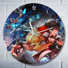 Настенные часы Бруталити покемон - 10378