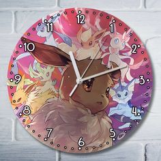 Настенные часы Бруталити покемон - 10379