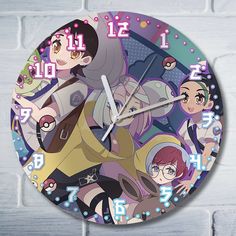 Настенные часы Бруталити покемон - 10392