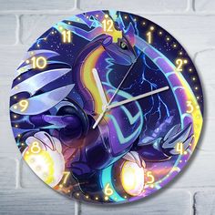 Настенные часы Бруталити покемон - 10405